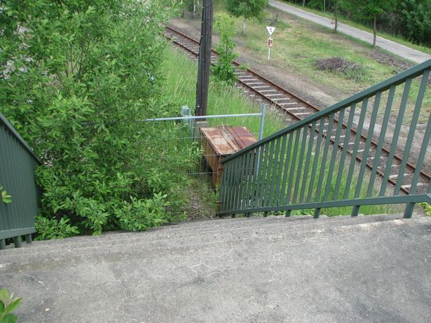 Ein Gitter verhindert die Nutzung