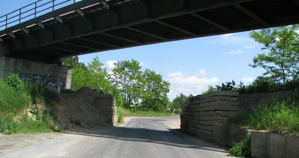 Zur Seite geschobenen Barrieren