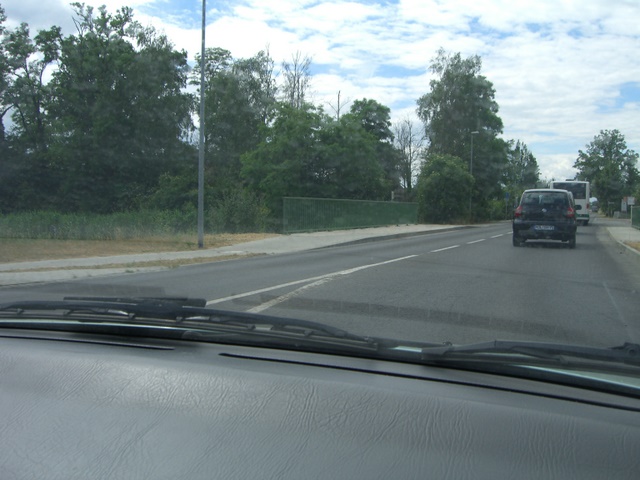 Bundesstraße 1 Straße der Freundschaft / Alte Oder in Manschnow
