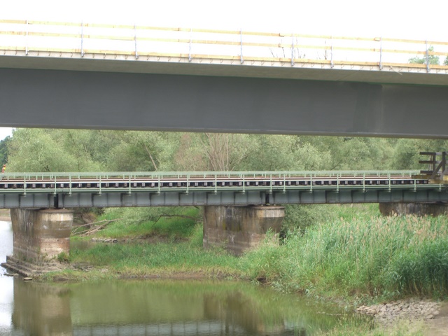 EÜ Berlin - Kostrzyn nad Odra wetlicher Oderverlauf Oderfluter zwischen Kietz und Insel