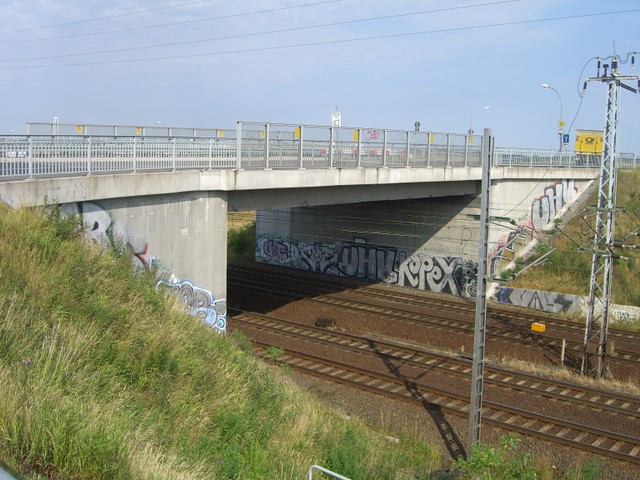 Hans Grade Allee Brücke / EU BAR im Südabschnitt