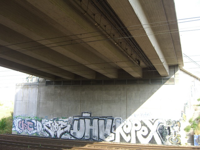 Hans Grade Allee Brücke / EU BAR im Südabschnitt