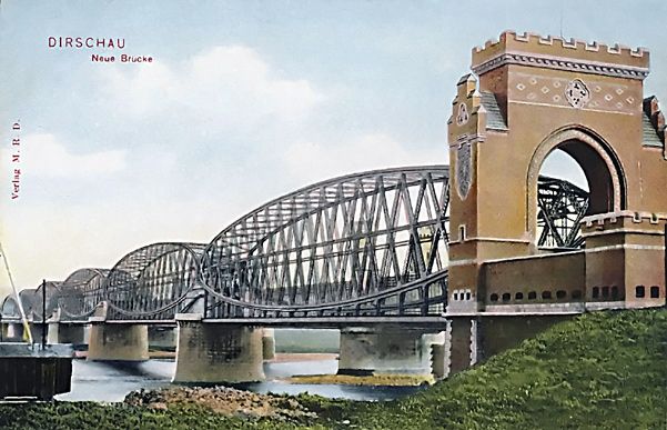 neue Weichselbrücke Dirschau/Tczew