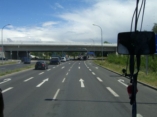 A 113 Brücke / B96a Straße Am Seegraben