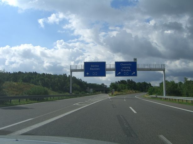 Bundesautobahnbrücke A 4 / Bundesautobahn A 13