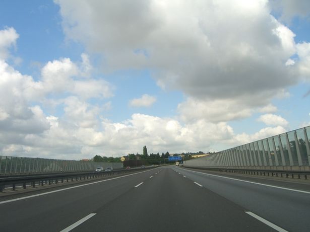 Autobahn A 4 Brücke / EU Strecke Dresden - Meißen
