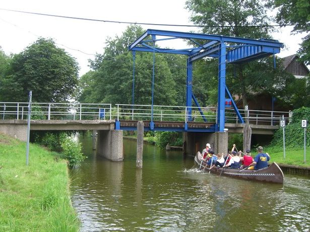 Bewegliche Zug- Hubbrücke Lindenstraße / Groß Körischer Graben in Groß Köris