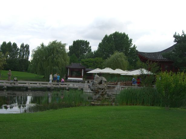 Brücke im Chinesischen Garten