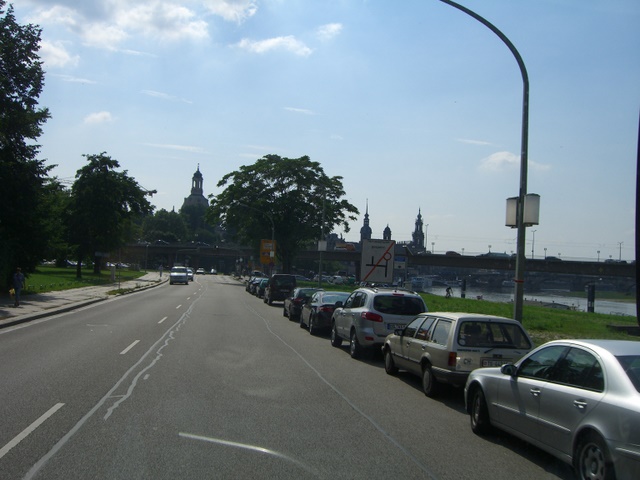 Carolabrücke / Elbe