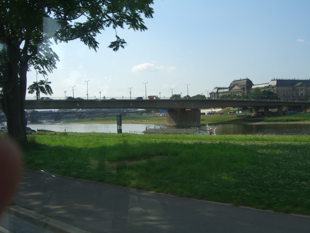 Carolabrücke / Elbe