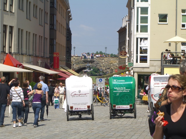 Brühlsche Terassenbrücke / Münzgasse