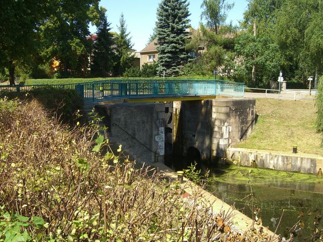 Schleusenbrücke Kupferhammer / Schleusendurchfahrt Finowkanal