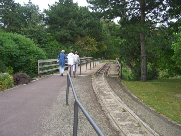 Parkweg- und bahnbrücke / Wirtschaftsweg