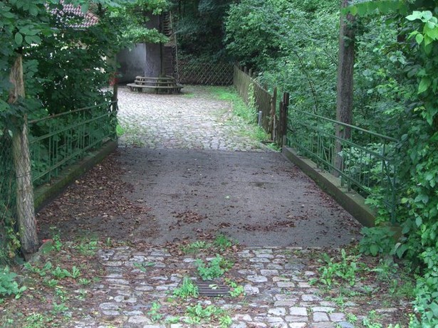 Sackgassenbrücke an der Wilhelm Pieck Straße / Stöbber