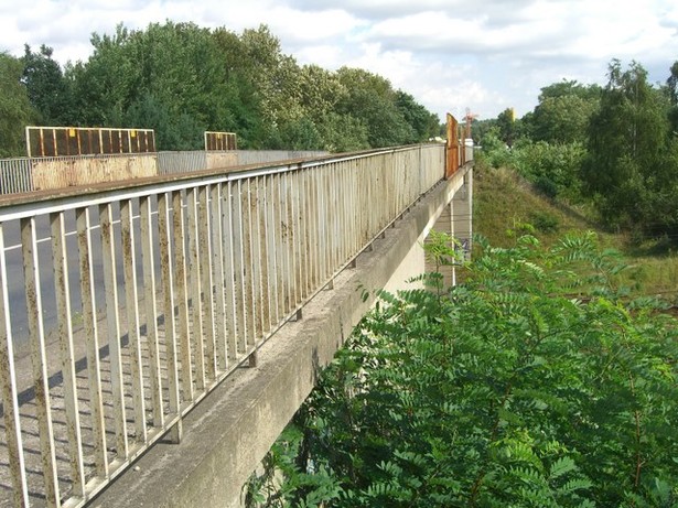 Hegelstraßenbrücke / EU Strecke Berlin - Frankfurt Oder