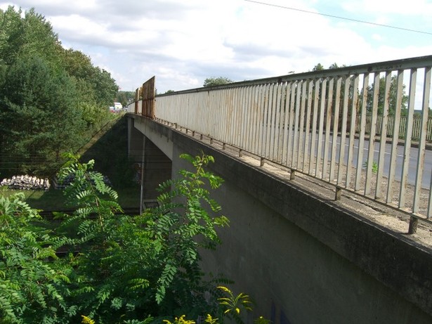 Hegelstraßenbrücke / EU Strecke Berlin - Frankfurt Oder
