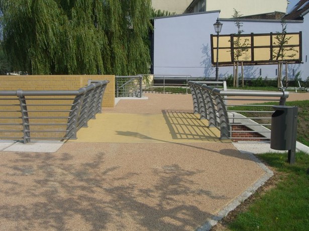 Promenadenbrücke / Fischpaß am Viereckgerinne