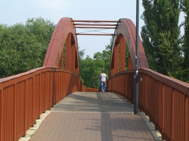 Rad- und Fußwegbrücke an der Hammerstr. / Mühlendamm Wasserstraße