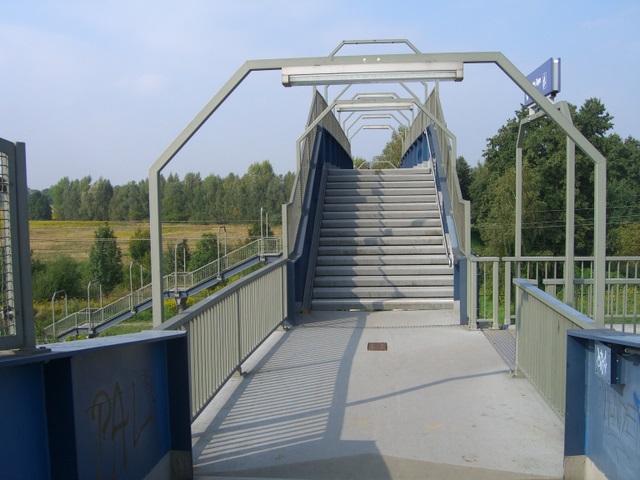 Bf. - Zugangsbrücke Elstal / EU Strecke Berlin - BAR am Westpunkt
