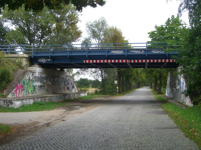 EÜ BAR im Westabschnitt südlich Bf. Markquardt / Hauptstraße