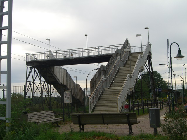 Zugangsbrücke Bf. Markquardt / EU BAR im Westabschnitt