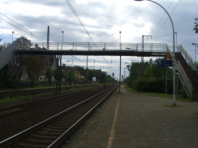 Bahnhofszugangsbrücke Priort / EU BAR im Westabschnitt
