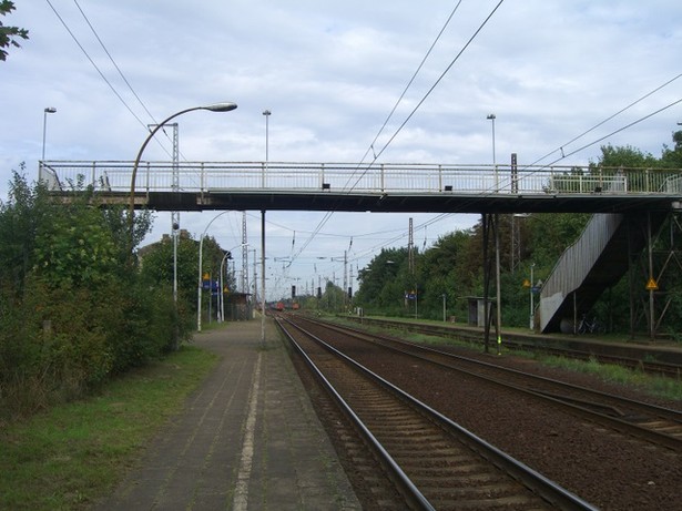 Bahnhofszugangsbrücke Priort / EU BAR im Westabschnitt
