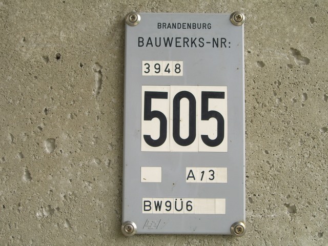 Straßenbrücke nordnordwestlich Rietze südsüdwestlich Staakow / A 13 Berlin - Dresden