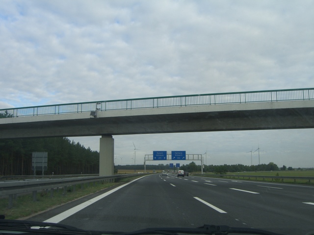Dossower Wegbrücke / A 24 Berlin - Hamburg
