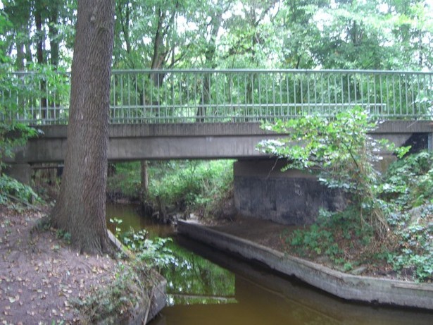 K 6823 Dorfstraßenbrücke / Fließ nördlich Langhagensee