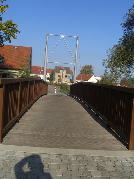 Fußwegbrücke / westlicher Spreedurchlauf