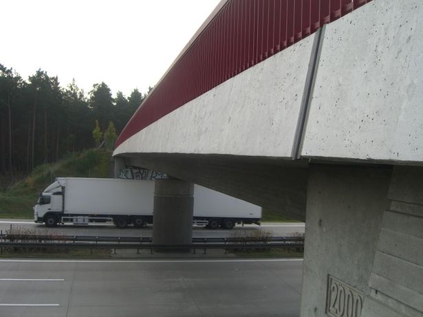 Fürstenwalder Wegbrücke nördlich Zernsdorf / Autobahn A 10