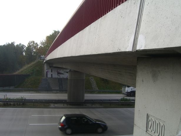 Wernsdorfer Straßenbrücke / Autobahn A 10