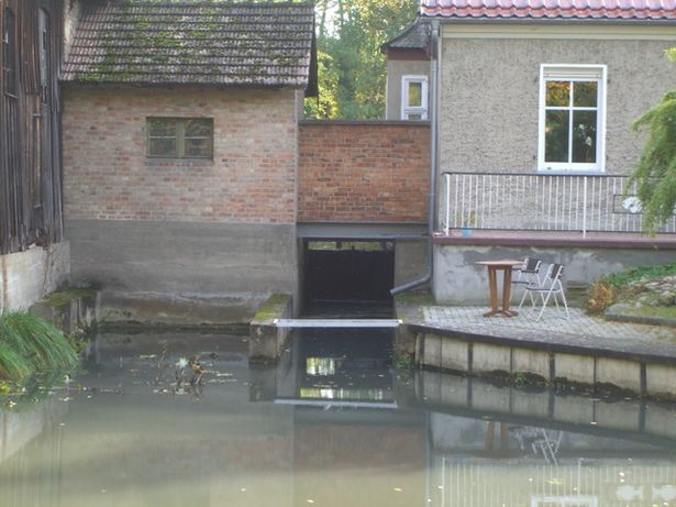 Hausbrücke / Storkower Kanalumlauf für Wassermühle