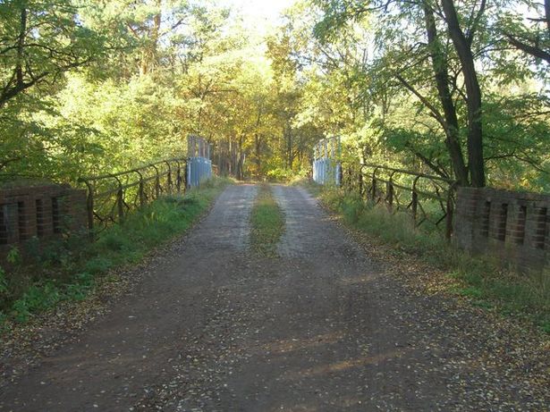 Waldwegstraßenbrücke / EU der Strecke Schönefeld - Potsdam