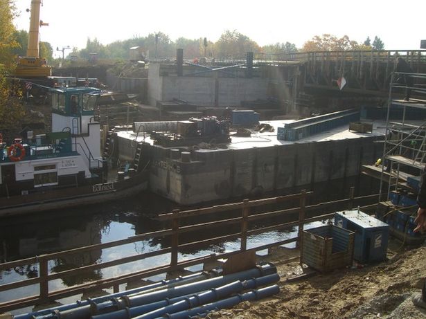 1 Tag vor dem Wechsel eines Überbaus