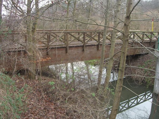 Rad- und Fußwegbrücke / Glasowbach