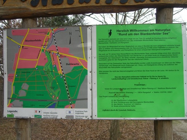 Autobahn A 10 Berliner Ring Brücke / Glasowbach und Waldstraße