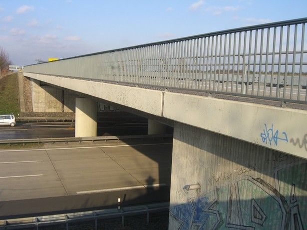 Bundesstraße B 96 neu Brücke / Autobahn A10 Berliner Ring
