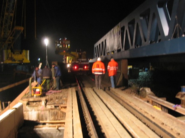 Vorarbeiten zum Ausbau