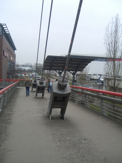 Rad- und Fußwegbrücke verlängerte Newtonstraße/ L40 Nuthestraße