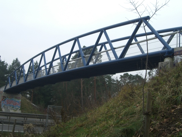 Fußwegbrücke Waldweg / L 40 Nuthestraße