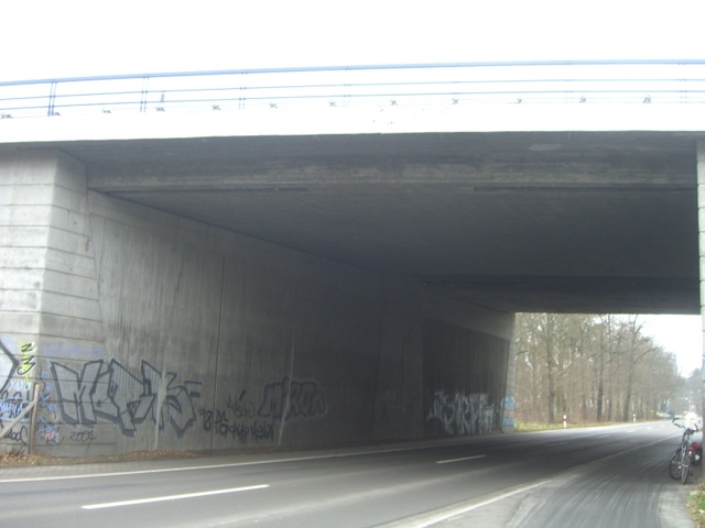 Autobahn A 115 ( Avus) Brücke / Großbeerenstraße