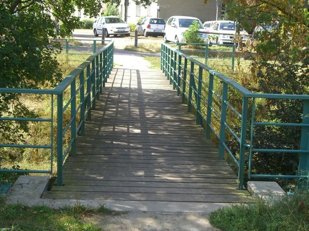 Nordgrabenbrücke verl. Tile - Brügge-Weg