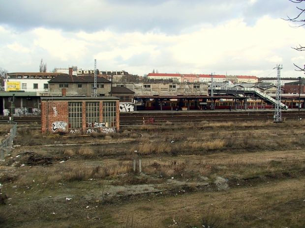 alter Zugang S-Bahnhof Warschauer Straße