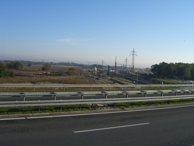 EÜ Strecke BAR im Südabschnitt / EU Fern - Zufahrt zum BBI