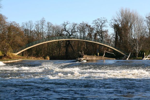  Forstwerderbrücke/ Saaleumlauf zur Schleuse Halle - Trotha 