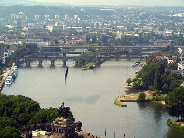 Ansicht von Festung Ehrenbreitstein