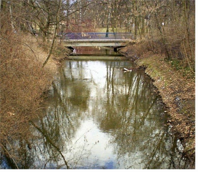 Pankebrücke im südl. Schloßpark Niederschönhausen