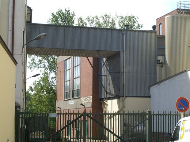 Förderbrücke Biertreber Berliner Bürgerbräu / Brauereigelände 